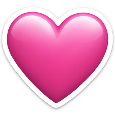 pink, cute, heart sticker