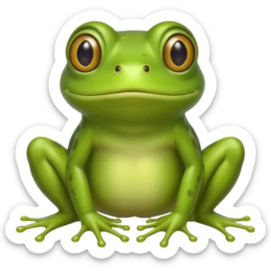 🐸 the the moment  sticker