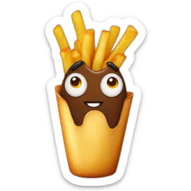 turd frenchfries sticker