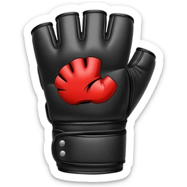 MMA glove sticker