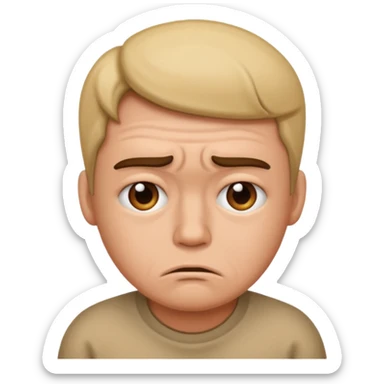 cara de estreñido sticker