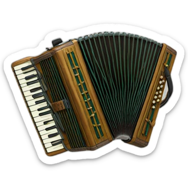 Erlandskian Hylian Accordion Instrument sticker