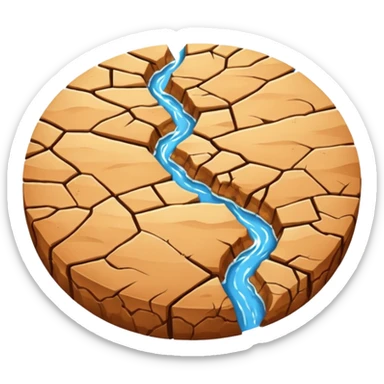 create river drought emojis sticker