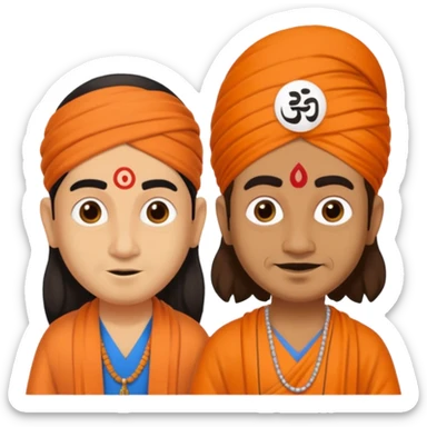 Create and YouTube video thumbnail in which it is written that Amit and babaji and funny symbols funny background and very funny background sticker