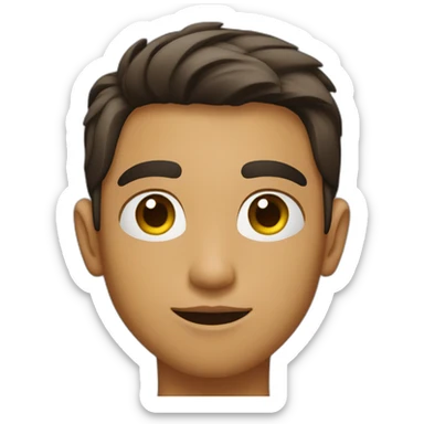 Chico adolescente usando anteojos sticker