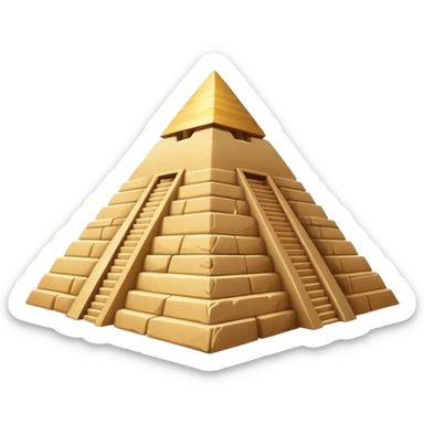 An Egyptian pyramid sticker