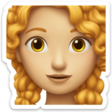 ginger kissing blonde girl sticker