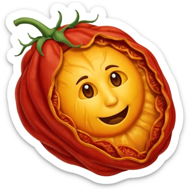 Sun dried tomate sticker