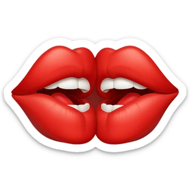 Labbra bacio sticker