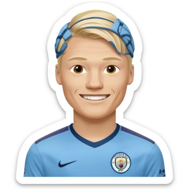 Erling Haaland Manchester City sticker