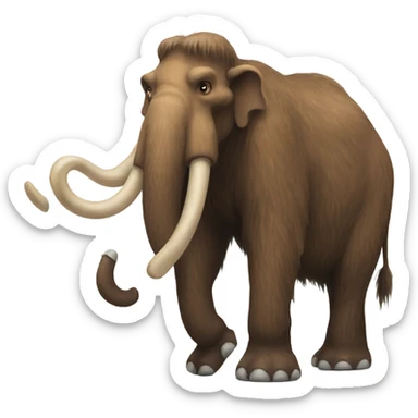 Mammoth sticker