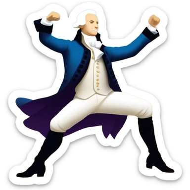 Hamilton Broadway poster but cool sticker