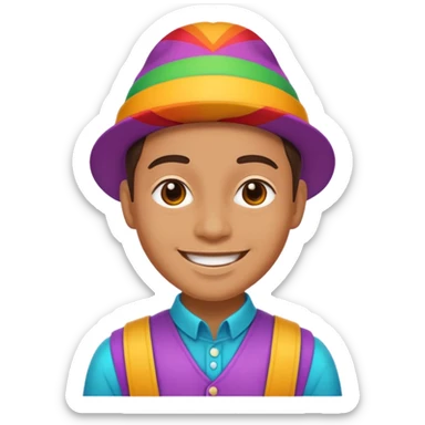 a creative clothing maker profile picture  sticker