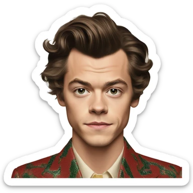 Harry Styles in Gucci Ads sticker
