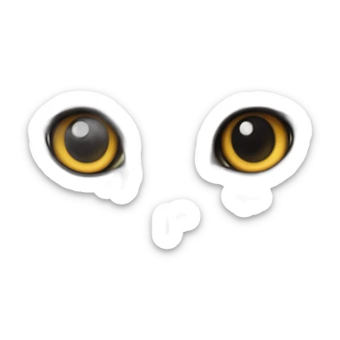 Chat scottish fold gris en gros plan sticker