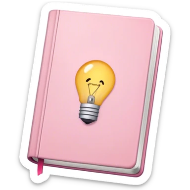 Light Pink journal sticker