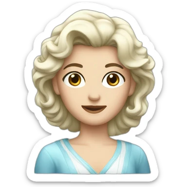 Diana treating sticker