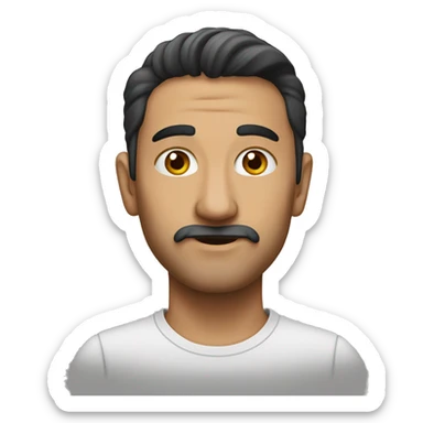 Adamlı inek sticker