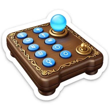 Wizard's remote control sticker