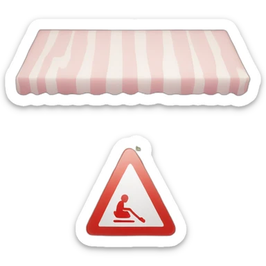 sign prohibiting sticker