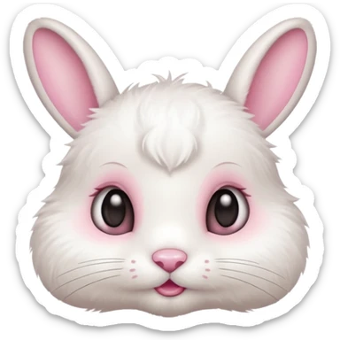 Baby Bunny face  sticker