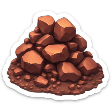 pile of cobalt ore sticker
