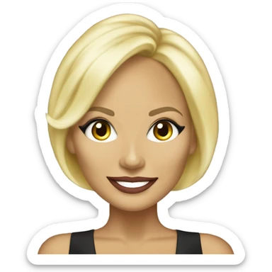 Kristin Chenoweth Broadway Singer- Blonde sticker