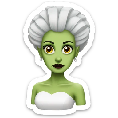 bride of frankenstein sticker