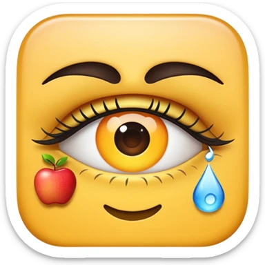 eye makeup remover, Learn the style of Apple’s iOS system emojis and convert the entire object from the photo into a 3D avatar in that style. Imitate the shape, colors, textures, and characteristic details of the object.  sticker