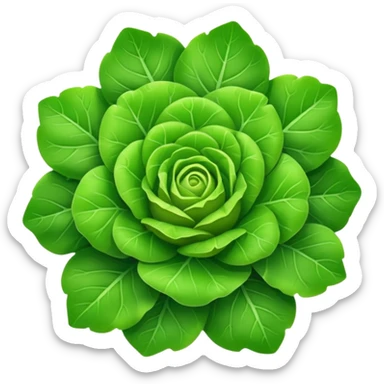 {
  "prompt": "emoji d'une mâche verte fraîche, petites feuilles rondes et brillantes en rosette, style Apple emoji vectoriel plat, fond transparent, ombres douces et contours nets"
}
 sticker