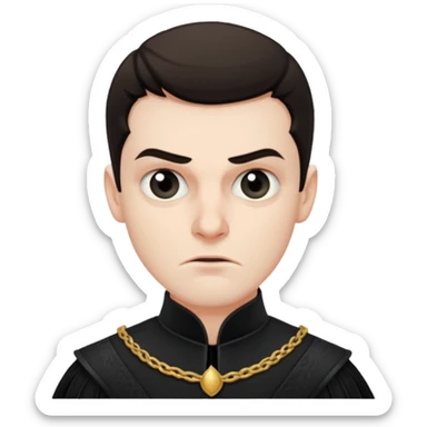 Iago from the Shakespearean play Othello sticker