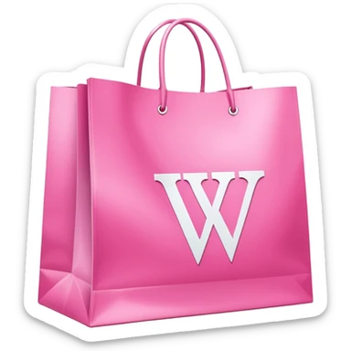 Realistic still life, Victoria's Secret- shopping bag sticker