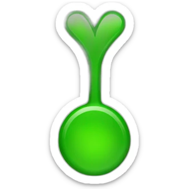 Green tick mark sticker