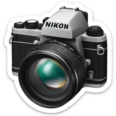 nikon fm2 sticker