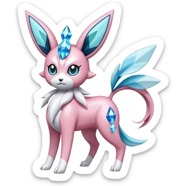 Palkia-Diancie-Glaceon-Jirachi-Meloetta-fusion  sticker