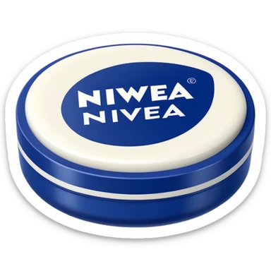 generate an ios genmoji of a NIVEA lip balm sticker