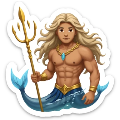atlantis man OF THE SEA sticker