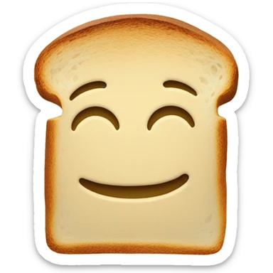 toast with elon musk mark on it from the toaster sticker