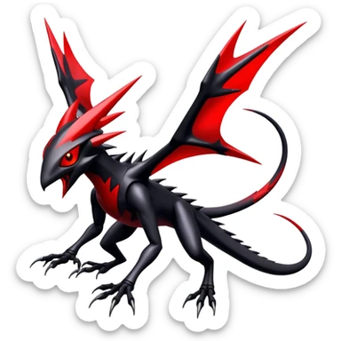 Shiny Exotic Bisharp-Darkrai-Scizor-Hybrid-Creature sticker