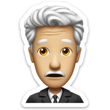 Shocked barrister sticker