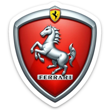 Ferrari badge sticker