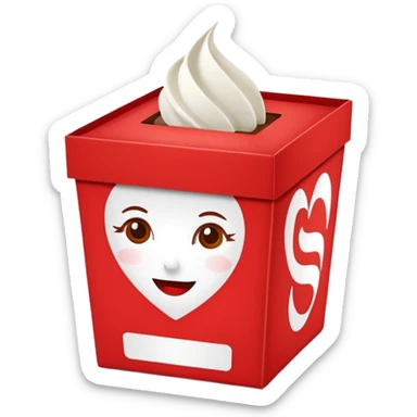 Swiss miss cocoa in box sticker