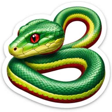 Una vivora con una playera guinda qué dice escrito "MORENA " sticker