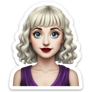 Sophia Anne Caruso is an American actress and singer best known for originating the role of Lydia Deetz in the Broadway musical Beetlejuice,  sticker