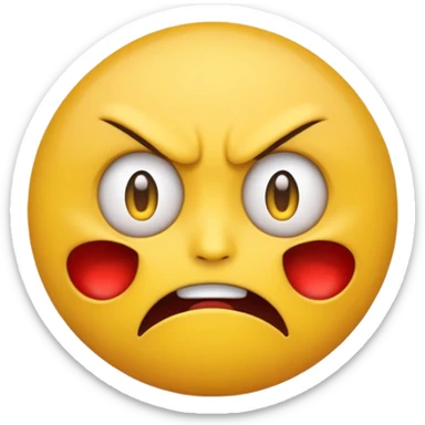 deadly look emoji sticker