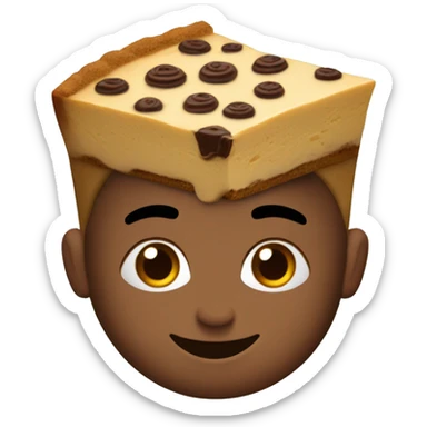 with choco chipCookie Butter Cheesecake sticker