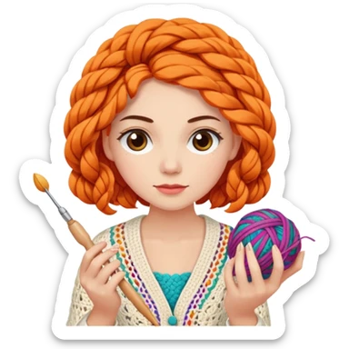 Người phụ nữ móc cu sticker