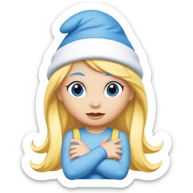 Smurfette sticker