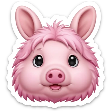Can you do a mix of a bunny and a pig sticker