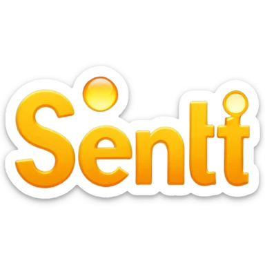 animated gif the word "Sent!" sticker